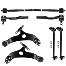 Front Lower Control Arm Tie Rod End Sway Bar For 2004 05 06-2010 Toyota Sienna