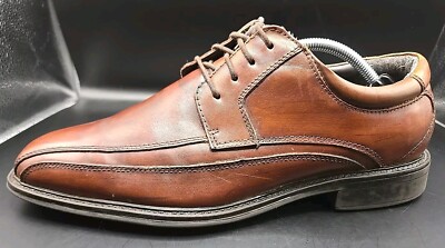 Dockers Dress Shoes Mens 10W Lace Up Brown Leather Upper  display picture 1