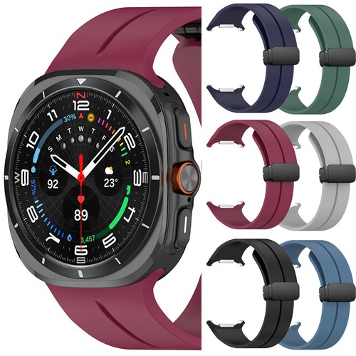 Cinturino Per Orologio In Metallo Con Fibbia Magnetica Per Samsung Galaxy ☆ - Zdjęcie 5 z 34