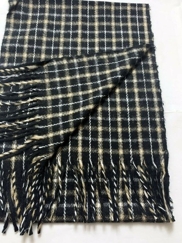 Mens Womens Pashmina Plaid Tartan Fringe Long Warm Scarf Shawl Wrap NEW #M116 - Picture 19 of 35