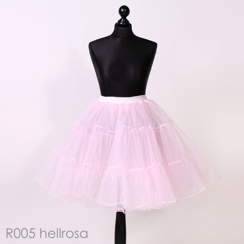 Reifrock Petticoat Unterrock Weiß Mit 2 - 3 Ringe Gr.32 - 58