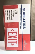Cooper Lighting Sure-Lites "Exit" Emergency Light LED Sign (LPX60RWH) 120-277V