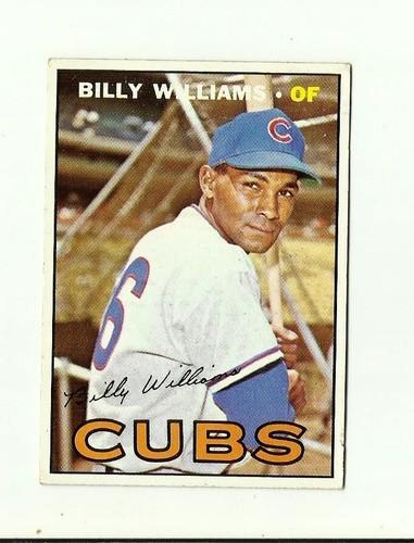 1967 TOPPS #315 Billy Williams: Outfield: Chicago Cubs: Baseball Card: MLB