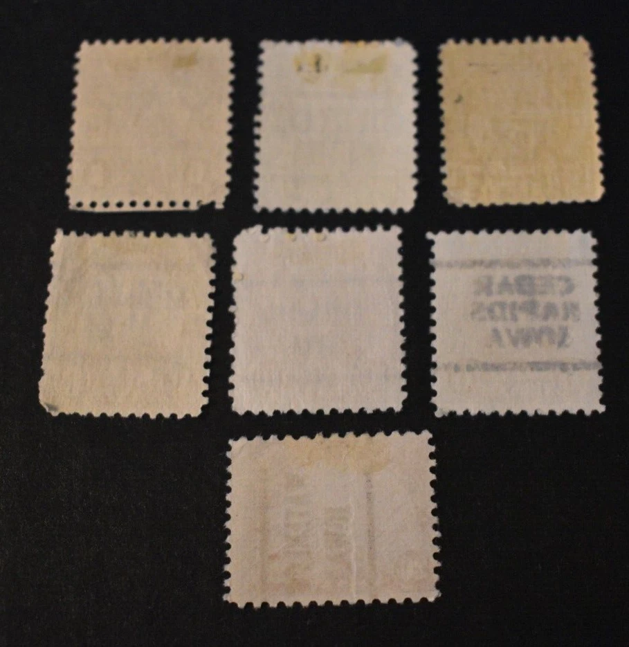 7 - 1922 US Stamps - Scott #552-567 - Precancels - Used - Iowa - Image 2 of 2