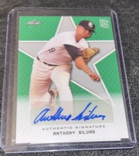 ANTHONY SILVAS 2020 Leaf Perfect Game Green Proof AUTO Rookie # 1/1 Twins
