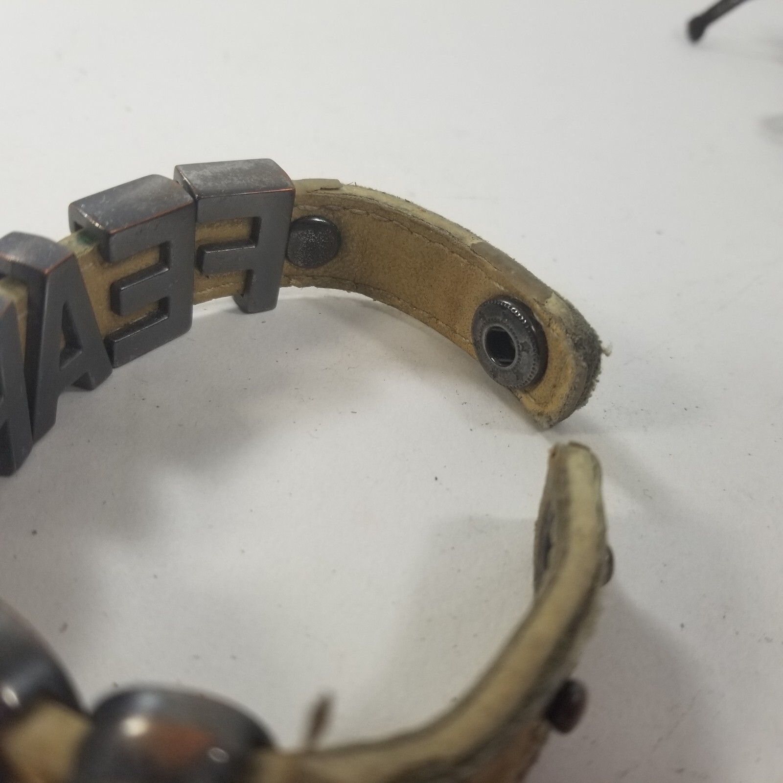 BCBGeneration Bracelets Snap Cuff FEARLESS Slide … - image 10