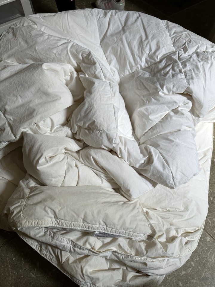 John Lewis Duck Feather & Down Duvet 9tog Double Size Button Up Two Duvets eBay