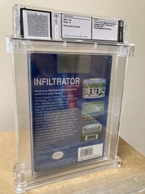 Nintendo NES Infiltrator New Sealed Sealed Graded Game Wata 8.5 A not VGA CGC