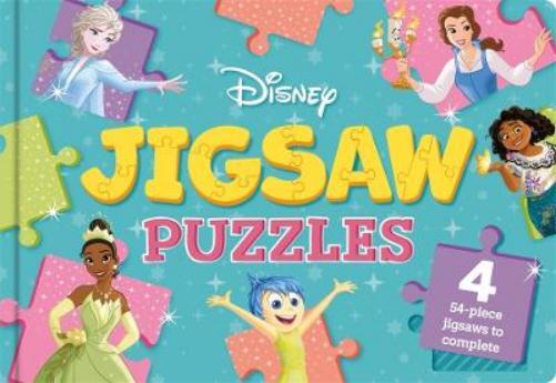 Disney: Jigsaw Puzzles (Libro di cartone) 4 54-piece jigsaws to complete!