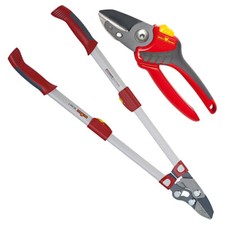 Wolf Garten 50mm Anvil Loopers & Comfort Grip Secateurs