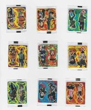 NARUTO SPINERS LOT Premium Toy Buildable MEXICO 2009 SABRITAS Gaara Sasuke