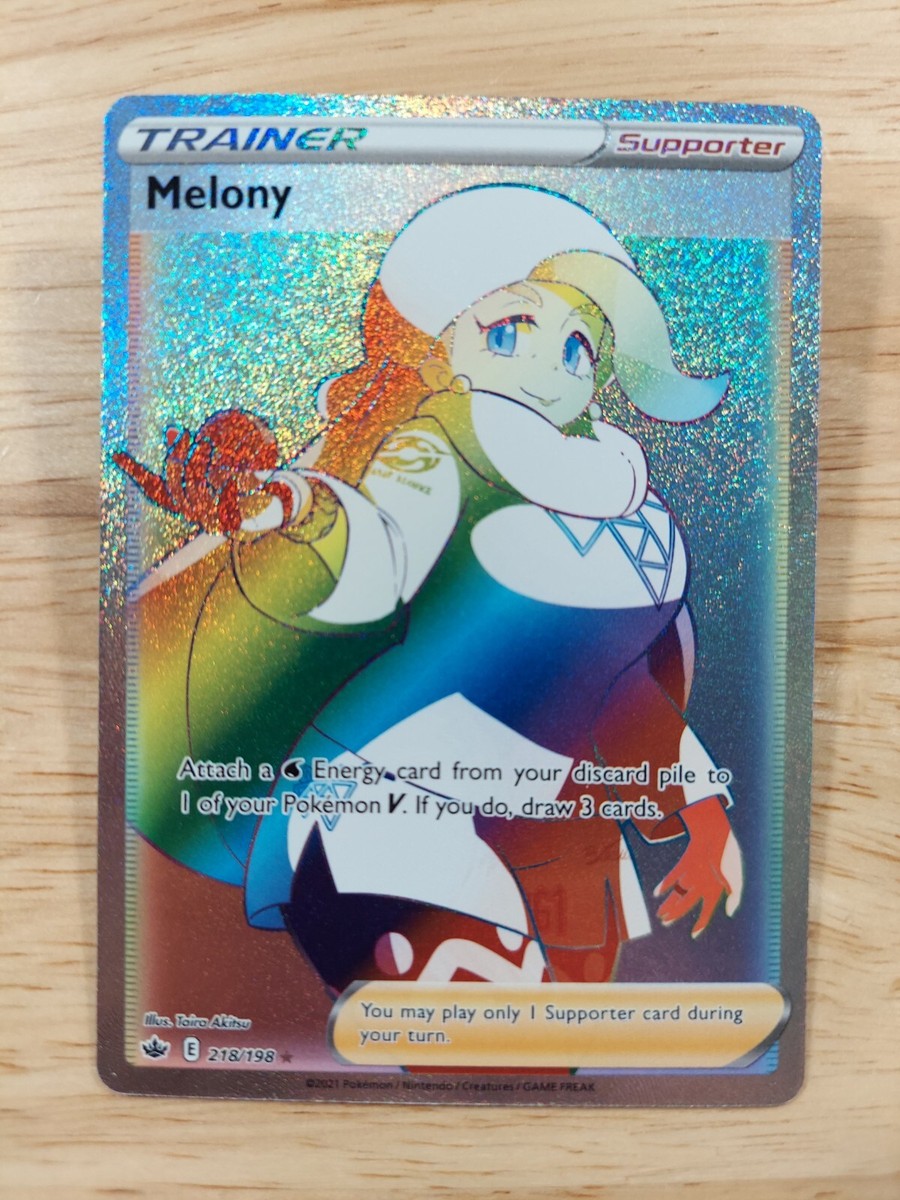 Melony 218/198 Chilling Reign NM Full Art Secret Rainbow Rare