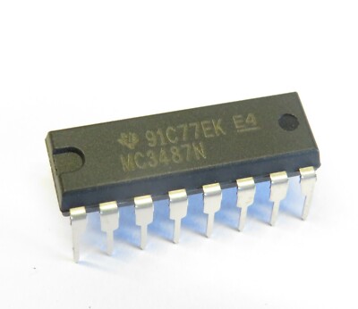 2 Stück MC3487N Quadruple Differential Line Driver, Texas Instruments