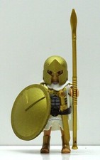 GRIECHE KRIEGER WEISS PLAYMOBIL zu Sparta Hoplit Elite Helm Schild Custom - RAR