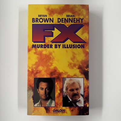 F/X VHS 1986 Bryan Brown Brian Dennehy FX Murder By Illusion