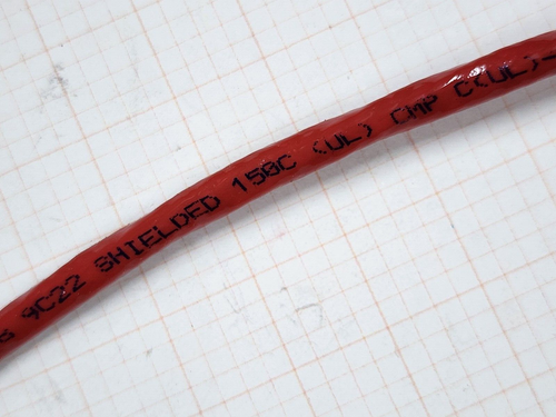Belden 83559 22/9C FEP/FEP Multi-Shielded Electronics Cable 300V/200C CMP /1ft - Picture 3 of 11