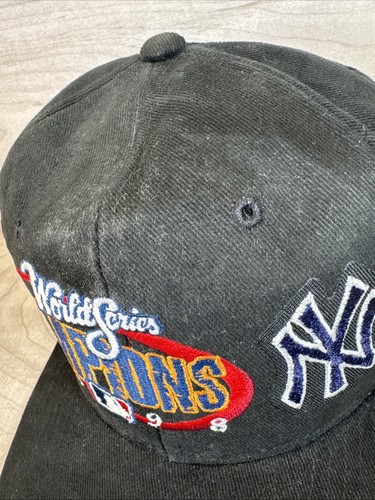 Vtg New York Yankees Hat Cap 1998 World Series Champions New Era MLB SnapBack - Picture 12 of 24