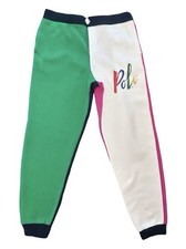 Polo Ralph Lauren Colorblock Fleece Jogger Sweatpants Logo boys 18 streetwear