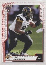 2020 Upper Deck CFL Red 21/165 Ted Laurent #11 0wr