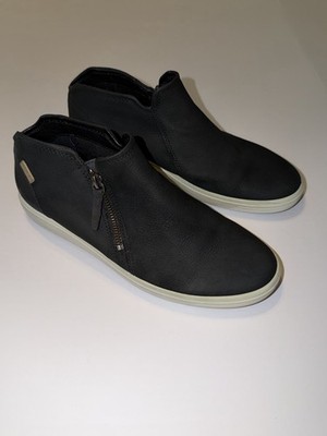 ECCO Women's Soft 7 Low Booties Black Nubuck Leather Size 9 Pre-Owned