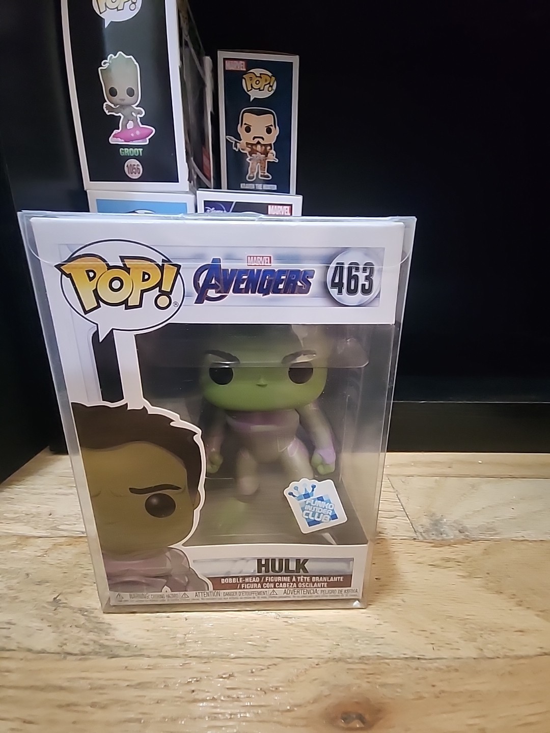 Funko Pop! Figura Vinilo Exclusiva Marvel Avengers Hulk #463 Funko Insider Club