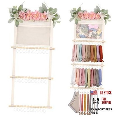 Headband Holder Hair Bows Organizer for Girls, 4-Layer Hair flowers
