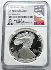 1990-S $1 American Silver Eagle NGC PF70 ULTRA CAMEO Uram Sig. 1 oz Proof Coin