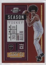 2020-21 Panini Contenders Optic Season Ticket Red Prizm Jarrett Allen #62 0v33
