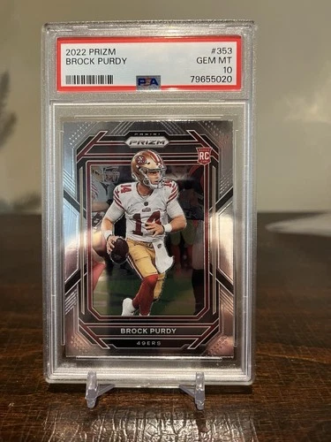 🔥 2022 Panini Prizm Brock Purdy Rookie #353 PSA 10 GEM MINT RC 49ers