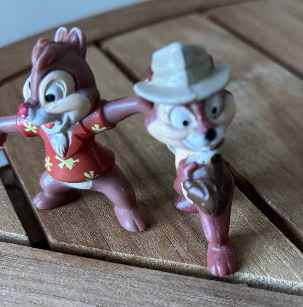 1991 Chip & Dale 2” Figures Disney Kellogg Cereal Vintage Toys SET