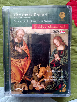 CHRISTMAS Oratorio - Johann Sebastian Bach Region Free UK DVD, 2-DISC  VERY GOOD