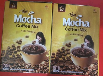 2 PACK ROSE BUD MOCHA COFFE MIX 100 STICKS PER BAG 