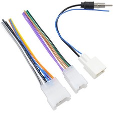 Radio Wiring Harness Kit with Toyota Camry Corolla Highlander 4Runner Tundra ...
