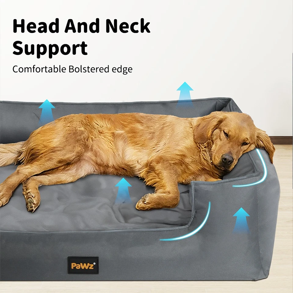 Pawz Waterproof Pet Dog Calming Bed Pet Sofa Orthopaedic Removable Washable - image 4 of 4