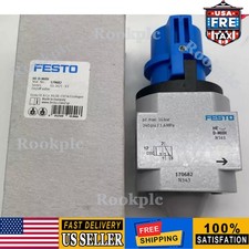US FREE TAX New FESTO HE-D-MIDI 170682 On-Off Valve 16 bar 240 psi 1.6 MPa
