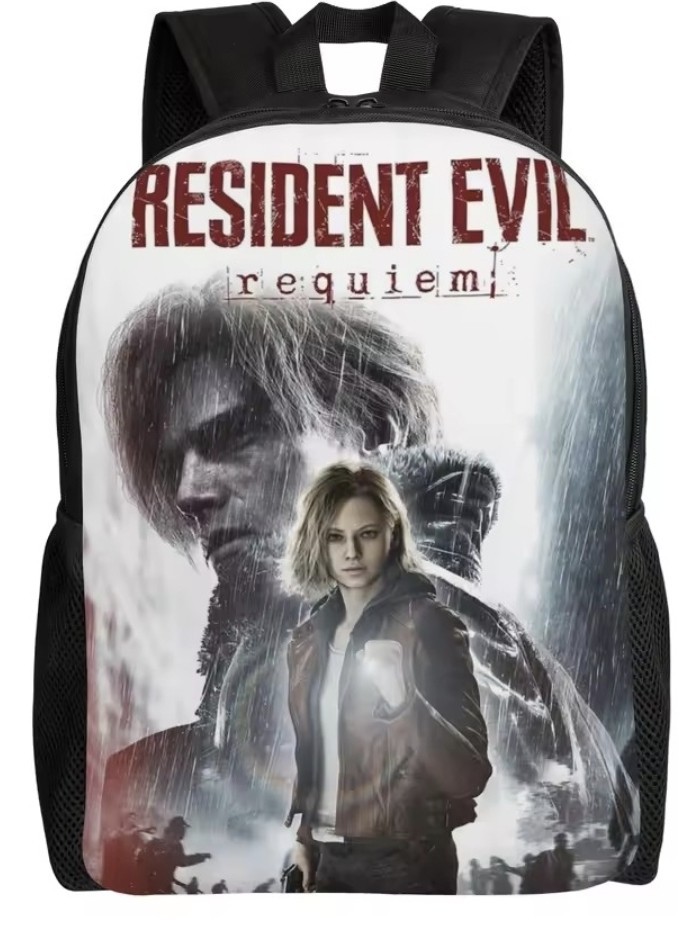 Resident Evil 9 Requiem Grace and Leon Backpack 37cmx42cm Approx