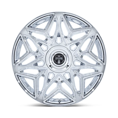 Rueda cromada anomalía 24x9 DUB DC274 5x115/5x120 (38 mm) Foto 3 de 4