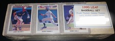 1990 Leaf Baseball Complete Set 1-528 Thomas Griffey Sosa Maddux Walker McGwire 
