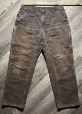 Carhartt Vintage Y2K Brown Double Knee Carpenter Pants 34x30