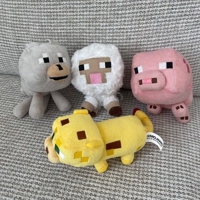 Offizielles Mojang Minecraft Plüsch Konvolut Ozelot Schwein Schaf Wolf #16 Kombi Porto & Verpackung
