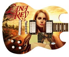 Lana Del Rey Autographed Custom Graphics CD Album Photo Guitar w Lyrics ACOA ACO