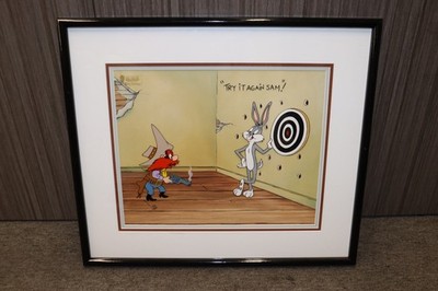 Warner Bros ''Try it again, Sam'' (#144/750) Friz Freleng Cel, COA, 1990s