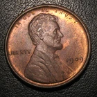 1909 VDB MS UNC LINCOLN WHEAT CENT BEAUTY OLD US  1ST YEAR PENNY COIN