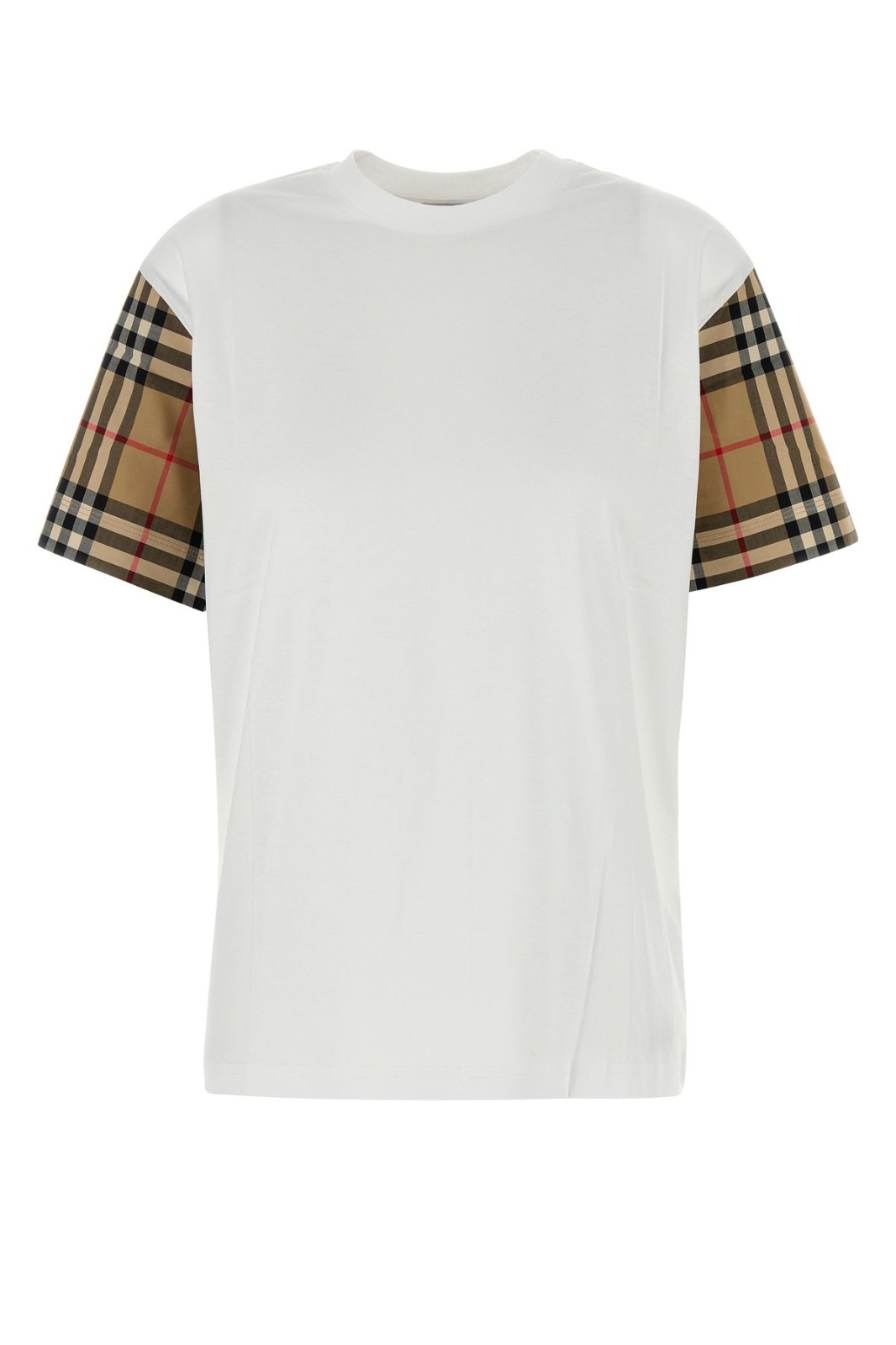 BURBERRY White Cotton T-shirt New & Authentic