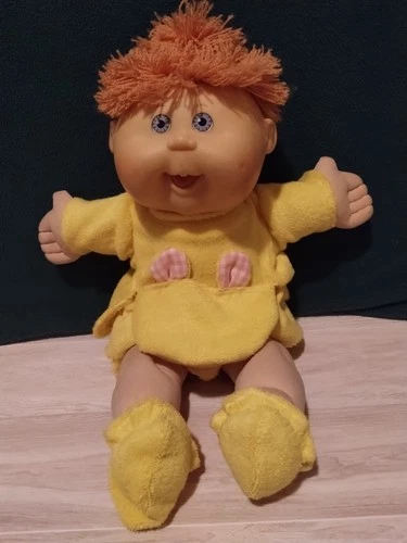 Vintage Play Along Cabbage Patch Kid Red Hair 2004 Hong Kong Signed