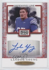 2021 Sage Premier Draft Auto Red Landon Young #A174 Auto 0xl5