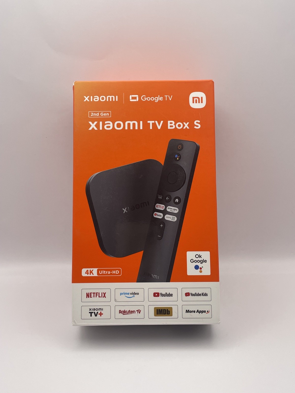 Xiaomi Mi Box S 2nd Gen 4K Android TV HDR Wireless Smart Streaming Media Player
