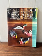 Vintage 1985 'Miniature Duck Decoys for Woodcarvers' By Anthony Hillman Book