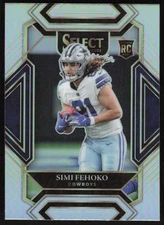 2021 Panini Select Silver Prizm #283 Simi Fehoko RC