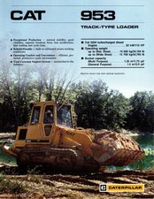 CATERPILLAR 953 CRAWLER LOADER   BROCHURE